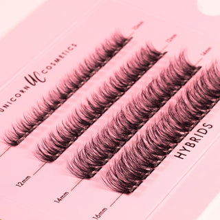HYBRIDS Super Pre-Glued Lash Starter Kit - Unicorn Cosmetics