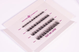 Text Me Later Pre-Glued Party Lashes DIY Clusters