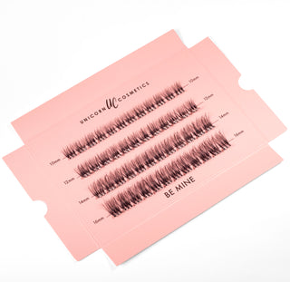 Be Mine Super Pre-Glued Party Lashes + Tweezer Duo - Unicorn Cosmetics