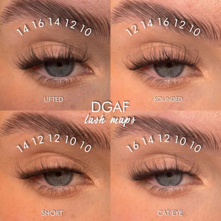 D.G.A.F Super Pre-Glued Lash Starter Kit - Unicorn Cosmetics