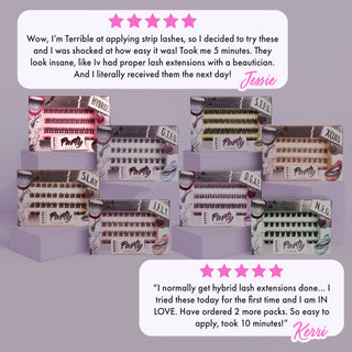 Hybrids Super Pre-Glued Lashes - Unicorn Cosmetics