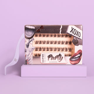 Super Pre-Glued Lashes + Tweezer Duo - Unicorn Cosmetics