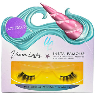 Buttercup Faux Mink Corner Strip Unicorn Lashes