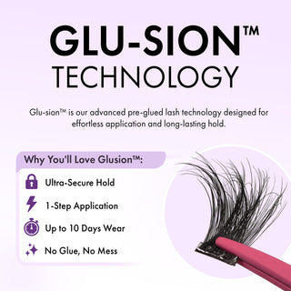 Hybrids Super Pre-Glued Lashes - Unicorn Cosmetics