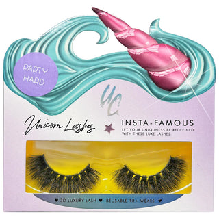 Party Hard Faux Mink Strip Unicorn Lashes